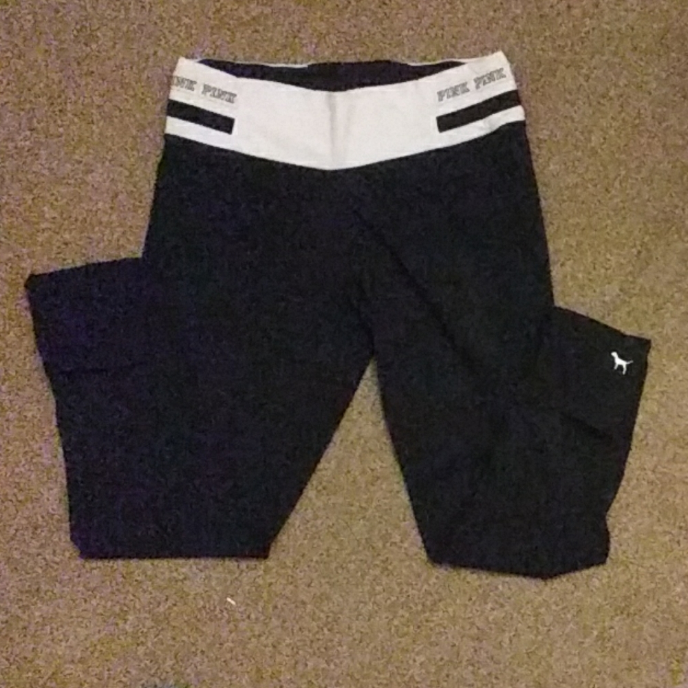 PINK yoga leggings size S